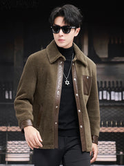AYUNSUE Men’s Wool Coat