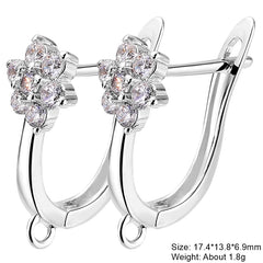 Juya 2Pcs Earring Hook Clasps