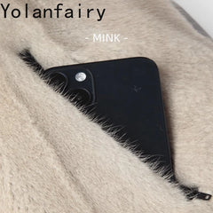 YOLANFAIRY Men’s Fur Parka