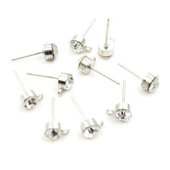Brass Round Earring Hooks