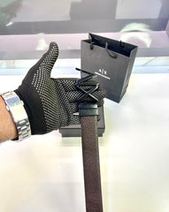 Armani Exchange Black Reversible Belt – Premium Quality