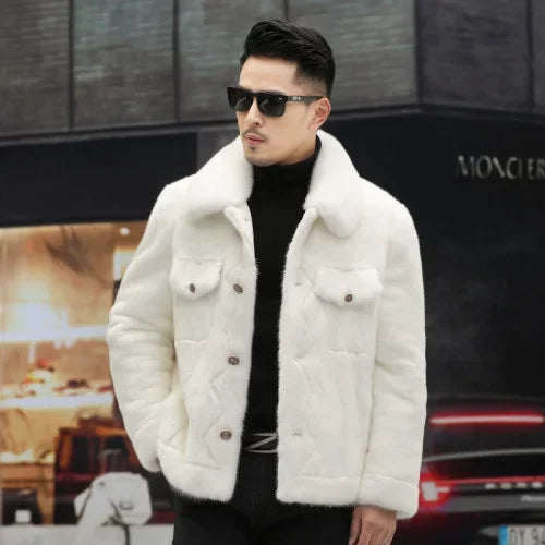 Winter Lapel Mink Coat