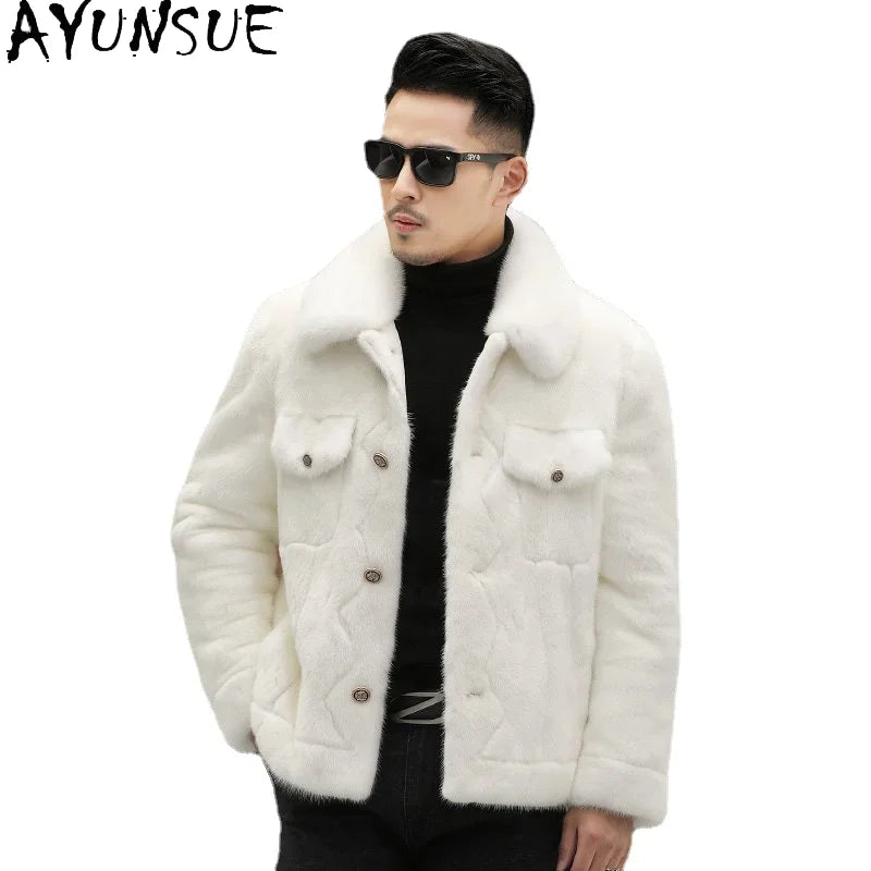 Winter Lapel Mink Coat