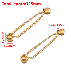 Metal Chain Magnetic Buckle Brooch Strap