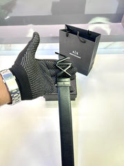 Armani Exchange Black Reversible Belt – Premium Quality