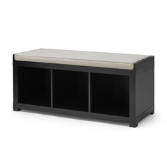 Indoor Storage Bench with 3 Compartments