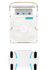 3-in-1 Mini USB Humidifier Fan