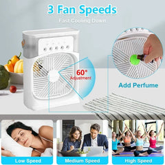 3-in-1 Mini USB Humidifier Fan