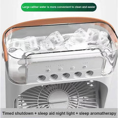 3-in-1 Mini USB Humidifier Fan