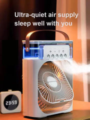 3-in-1 Mini USB Humidifier Fan