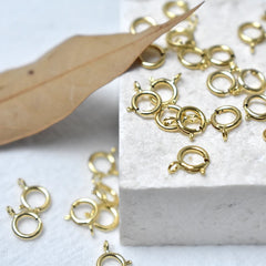 14K Gold Spring Clasps