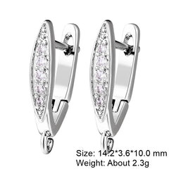 Juya 2Pcs Earring Hook Clasps