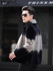 AYUNSUE Men’s Mink Jacket
