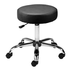 Llr69513 Pneumatic Height Stools, 24"" X 24"" X 23"", Black