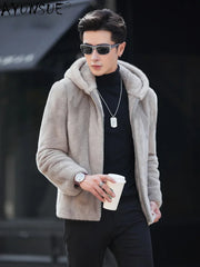 AYUNSUE Men’s Mink Coat