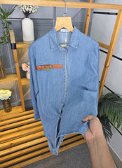 DIOR Women’s Premium Denim Cotton Shirt – Stylish & Comfortable