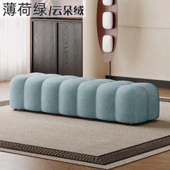 White Cream Foot Stool