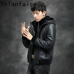 YOLANFAIRY Mink Fur Coat