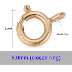 14K Gold Spring Clasps