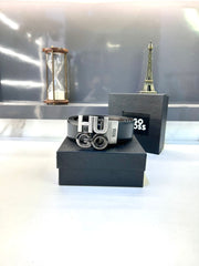 HUGO BOSS GREY BLACK REVERSIBLE BELT – PREMIUM EDITION