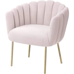 Dolores Modern Blush Accent Chair