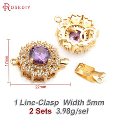18K Gold Necklace Clasps