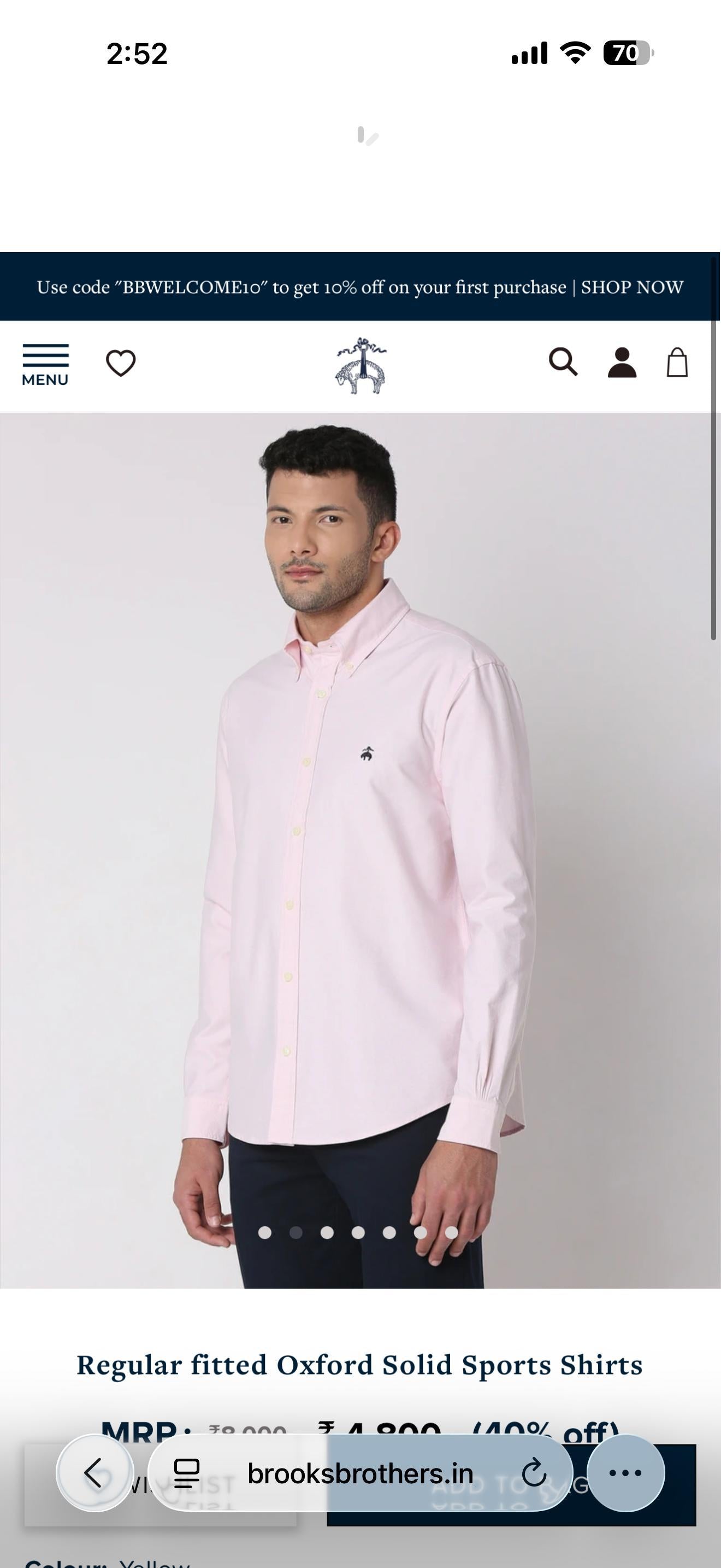 BROOKS BROTHER FORMAL CLASSIC SHIRTS – PREMIUM OXFORD COTTON