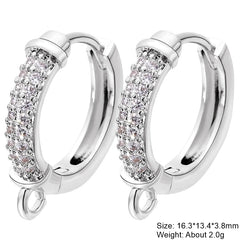 Juya 2Pcs Earring Hook Clasps