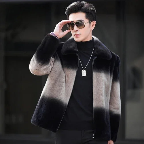 AYUNSUE Men’s Mink Jacket