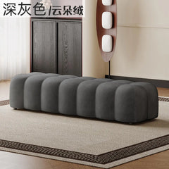 White Cream Foot Stool