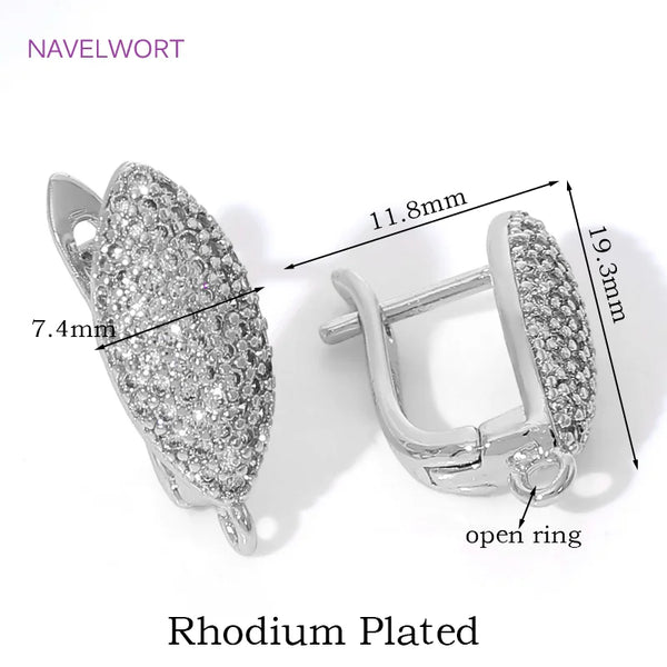 rhodium-plated