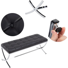 Modern PU Leather Ottoman Bench