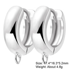 Juya 2Pcs Earring Hook Clasps