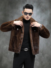 Winter Lapel Mink Coat