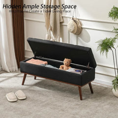 45.5" Tufted Storage Bench