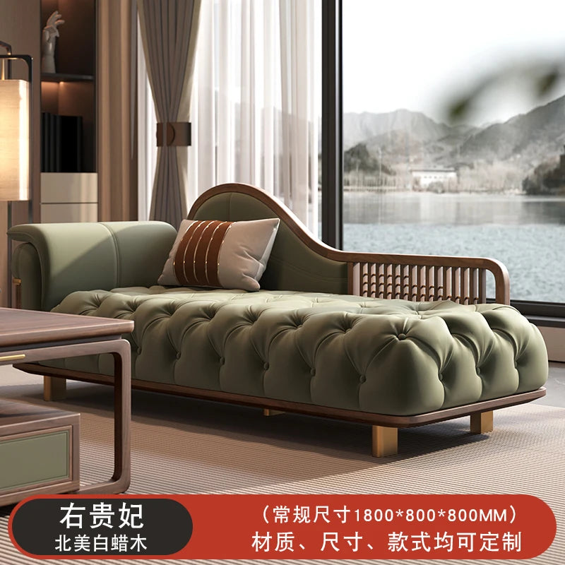Nordic Luxury Wooden Royal Chair