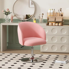 Swivel Velvet Adjustable Vanity Chair