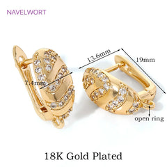 18K Gold Earring Hooks