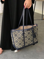 TORY BURCH PERRY T MONOGRAM MINI TOTE BAG