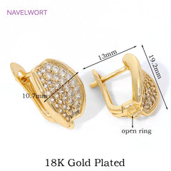 18K Gold Earring Hooks