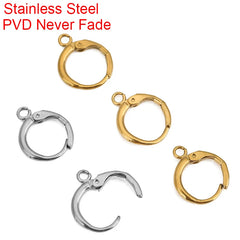 10pcs Stainless Steel Earring Hooks