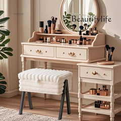 Luxury Bedroom Vanity Stool with Storage