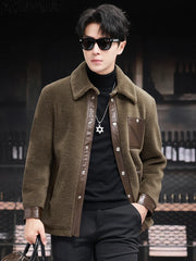 AYUNSUE Men’s Wool Coat
