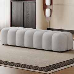 White Cream Foot Stool