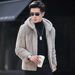 AYUNSUE Men’s Mink Coat