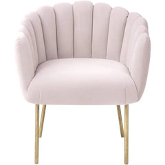 Dolores Modern Blush Accent Chair