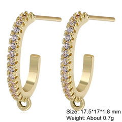Juya 2Pcs Earring Hook Clasps