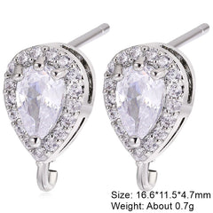 Juya 2Pcs Earring Hook Clasps