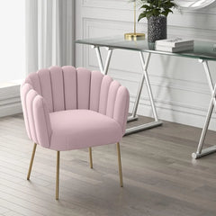 Dolores Modern Blush Accent Chair