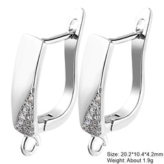 Juya 2Pcs Earring Hook Clasps
